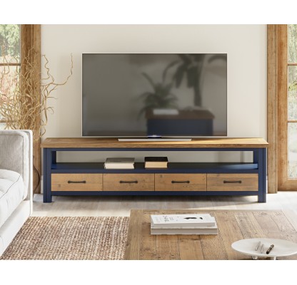 Splash of Blue - Super Sized Large Widescreen Television cabinet